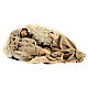 Schlafender Hirte Benino, neapolitanischer Stil, für 10 cm Krippe s1