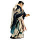 Woman holding her child, 10 cm terracotta Neapolitan Nativity Scene s3