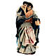 Woman with child in her arms Neapolitan nativity scene 10 cm s1