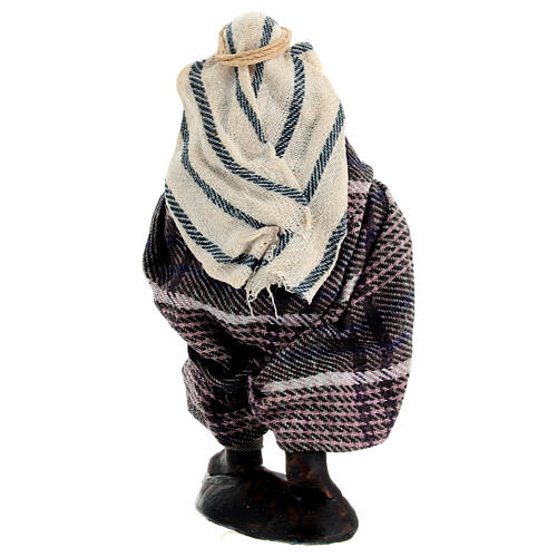 Man with eggs Neapolitan style nativity scene 10 cm 4