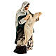 Frau, Wäsche zusammenlegend, neapolitanischer Stil, für 10 cm Krippe s3