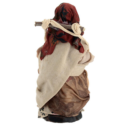 Water carrier, 10 cm terracotta Neapolitan Nativity Scene 4