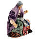 Woman selling roasted chestnuts for 10 cm Neapolitan Nativity Scene s3