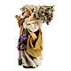 Donna con paglia presepe 10 cm stile tradizionale napoletano s2