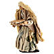 Woman with bread for 10 cm Neapolitan Nativity Scene s2