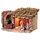 Stable with waterfall and 10 cm Nativity Scene, 30x40x30 cm s3