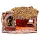 Nativity scene stable with waterfall complete 10 cm 30x40x30 cm s6