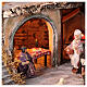 Borgo presepe napoletano mulino a vento 12 cm 55x60x40 cm s6