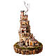 Rotating setting with fountain and Bluetooth, 60x40x40 cm, for 6 cm Neapolitan Nativity Scene s5