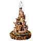 Rotating setting with fountain and Bluetooth, 60x40x40 cm, for 6 cm Neapolitan Nativity Scene s7