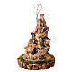 Rotating setting with fountain and Bluetooth, 60x40x40 cm, for 6 cm Neapolitan Nativity Scene s9