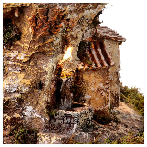 Pueblo giratorio fuente iluminada Bluetooth Nápoles 6 cm 60x40x40 cm 4