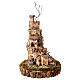 Pueblo giratorio fuente iluminada Bluetooth Nápoles 6 cm 60x40x40 cm s5
