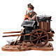 Street sweeper with his cart for 13 cm Neapolitan Nativity Scene s1