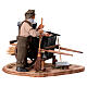 Street sweeper with his cart for 13 cm Neapolitan Nativity Scene s2