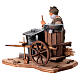 Street sweeper with his cart for 13 cm Neapolitan Nativity Scene s4