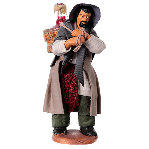 Man with demijohn for 13 cm Neapolitan Nativity Scene 1