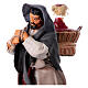 Man with demijohn for 13 cm Neapolitan Nativity Scene s2