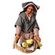 Femme à genoux avec panier poussins crèche napolitaine 13 cm s1