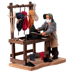 Venditore di ombrelli Presepe Napoletano 13 cm 15x15x10 cm
