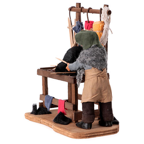 Venditore di ombrelli Presepe Napoletano 13 cm 15x15x10 cm 6