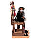 Venditore di ombrelli Presepe Napoletano 13 cm 15x15x10 cm s3