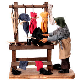 Umbrella seller Neapolitan nativity scene 13 cm 15x15x10 cm