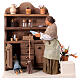 Woman with credenza Neapolitan nativity animated 30 cm s1