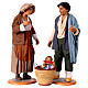 Coppia con figlio cesto 3 pz Presepe Napoletano h 30 cm s1