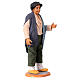 Coppia con figlio cesto 3 pz Presepe Napoletano h 30 cm s8