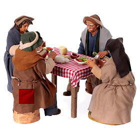 Tavolata 5 pz Presepe Napoletano h 14 cm