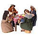 Table with guests 5 pcs Neapolitan Nativity h 14 cm s7