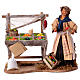 Woman with fruit stall for 30 cm animated Nativity Scene, 25x30x20 cm s1