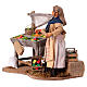 Woman with fruit stall for 30 cm animated Nativity Scene, 25x30x20 cm s2