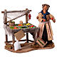 Woman with fruit stall for 30 cm animated Nativity Scene, 25x30x20 cm s4