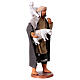 Uomo con due pecore presepe napoletano 15 cm s4