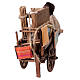Uomo con carro trasloco presepe napoletano 13 cm s5