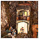 Borgo Re Magi presepe Napoli mod. E 120X100X100 cm 21 pastori 14 cm s5