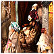 Borgo Re Magi presepe Napoli mod. E 120X100X100 cm 21 pastori 14 cm s11