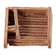 Wooden washing board for washerwoman, 3x3x1 cm, for 4-6 cm Neapolitan Nativity Scene s1