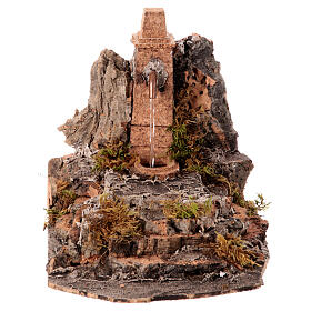 Ancient fountain moss for Neapolitan nativity scene 12 cm 20x20x25 cm
