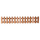 Staccionata legno presepe napoletano 10 cm 35x5 cm s1