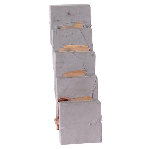 Escalera recta terracota belén napolitano 4-6 cm 10x3x10 cm 4