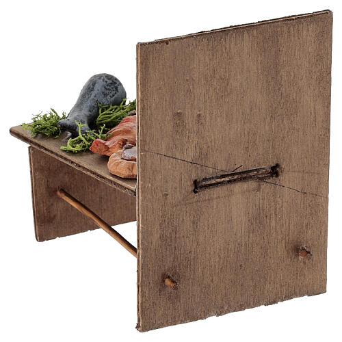 Fish shop for 10 cm Neapolitan Nativity Scene, 10x10x5 cm 5