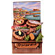 Fish shop for 10 cm Neapolitan Nativity Scene, 10x10x5 cm s1