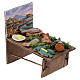 Pescheria presepe napoletano legno 10 cm 10x10x5 cm  s3