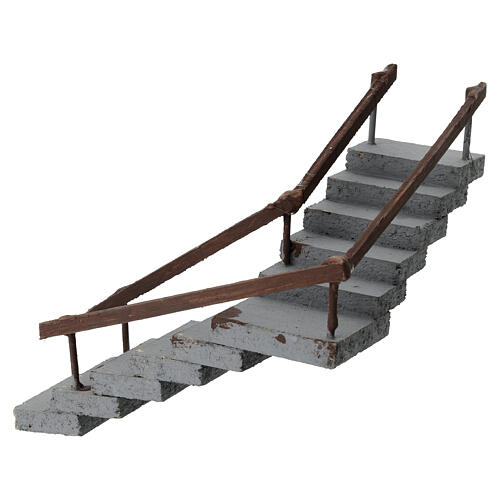 Scala angolo presepe napoletano 6-8 cm 15x15x15 cm 3