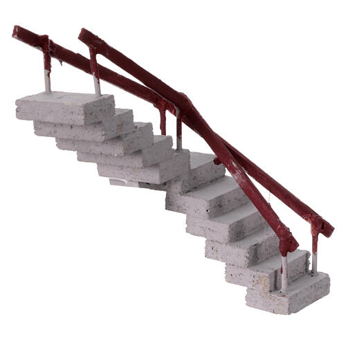 Escalier en coin crèche napolitaine 4-6 cm 10x10x20 cm 4
