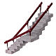 Escalier en coin crèche napolitaine 4-6 cm 10x10x20 cm s1