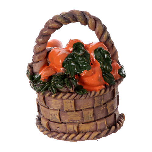 Assorted terracotta fruit baskets for Neapolitan nativity scene 10-12 cm 3